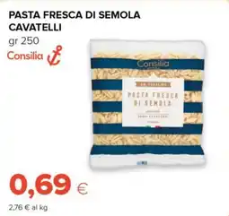 Tigre Consilia pasta fresca di semola cavatelli offerta