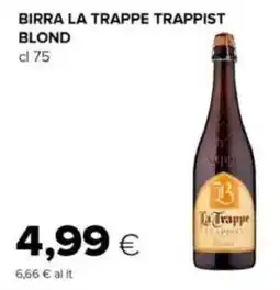 Oasi Birra la trappe trappist blond offerta