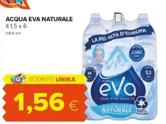 Acqua eva naturale