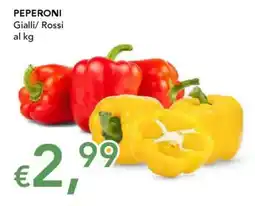Migross Supermercati e Market PEPERONI Gialli/Rossi offerta