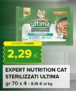 Oasi Expert nutrition cat sterilizzati ULTIMA offerta