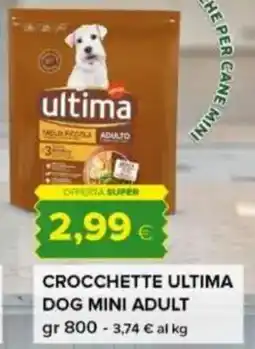 Oasi Crocchette ultima dog mini adult offerta