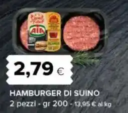 Oasi Hamburger di suino AIA offerta