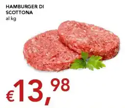 Migross Supermercati e Market Hamburger di scottona offerta