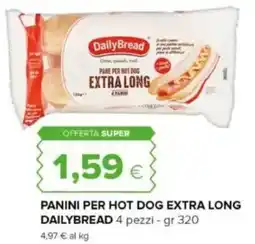 Oasi Panini per hot dog extra long DAILYBREAD offerta