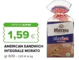Oasi American sandwich integrale MORATO offerta