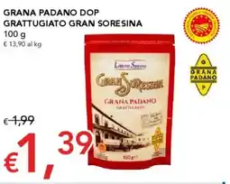 Migross Supermercati e Market Grana padano dop grattugiato gran soresina offerta