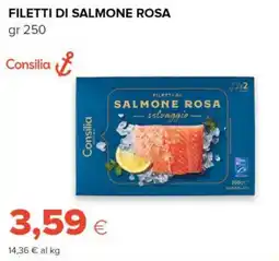 Tigre Consilia filetti di salmone rosa offerta