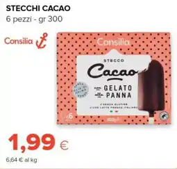 Tigre Consilia stecchi cacao offerta