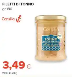 Tigre Consilia filetti di tonno offerta