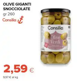 Tigre Consilia olive giganti snocciolate offerta