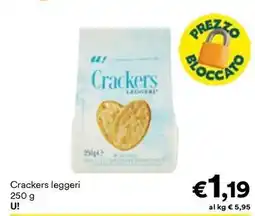 Unes Crackers leggeri U! offerta