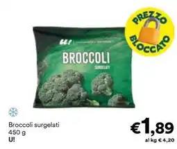 Unes Broccoli surgelati U! offerta