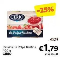 Unes Passata La Polpa Rustica CIRIO offerta