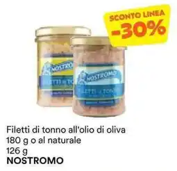 Unes Filetti di tonno all'olio di oliva o al naturale NOSTROMO offerta