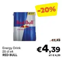 Unes Energy Drink RED BULL offerta