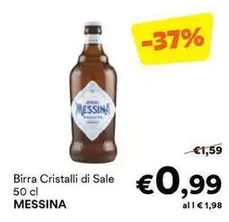 Unes Birra Cristalli di Sale MESSINA offerta