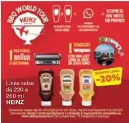 Unes Linea salseHEINZ HEINZ offerta