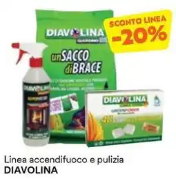 Unes Linea accendifuoco e pulizia DIAVOLINA offerta