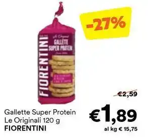 Unes Gallette Super Protein Le Originali FIORENTINI offerta