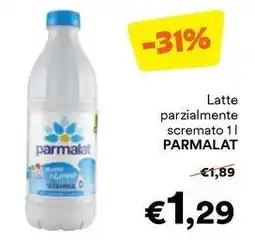 Unes Latte parzialmente scremato PARMALAT offerta
