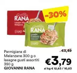 Unes Parmigiana di Melanzane o lasagne GIOVANNI RANA offerta
