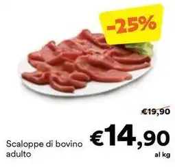 Unes Scalope di bovino adulto offerta