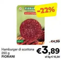 Unes Hamburger di scottona FIORANI offerta