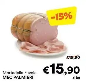Unes Mortadella Favola MEC PALMIERI offerta