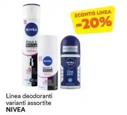 Unes Linea deodoranti NIVEA offerta