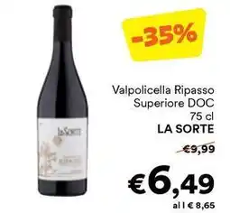 Unes Valpolicella Ripasso Superiore DOC LA SORTE offerta