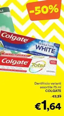 Unes Dentifricio COLGATE offerta