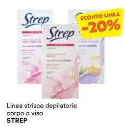 Unes Linea strisce depilatorie corpo o viso STREP offerta