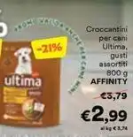 Unes Croccantini per cani Ultima AFFINITY offerta