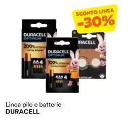Unes Linea pile e batterie DURACELL offerta