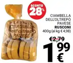 Supermercati Gulliver Ciambella dell'oltrepò pavese RUSCONI offerta