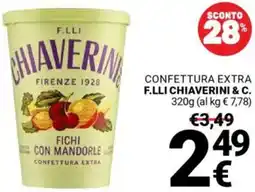 Supermercati Gulliver Confettura extra F.LLI CHIAVERINI & C. offerta