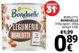 Supermercati Gulliver BORLOTTI BONDUELLE offerta