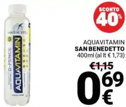 Supermercati Gulliver AQUAVITAMIN SAN BENEDETTO offerta