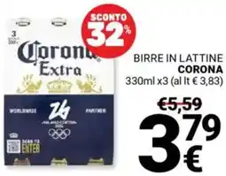 Supermercati Gulliver Birre in lattine CORONA offerta