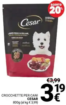 Supermercati Gulliver Crocchette per cani CESAR offerta