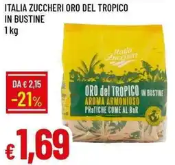Galassia Italia zuccheri oro del tropico in bustine offerta