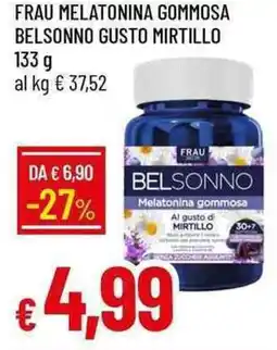 Galassia Frau melatonina gommosa belsonno gusto mirtillo offerta