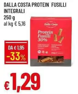 Galassia Dalla costa protein fusilli integrali offerta