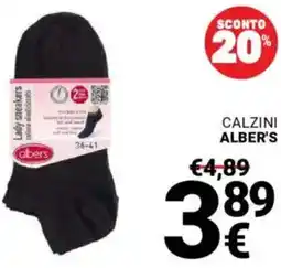 Supermercati Gulliver Calzini ALBER'S offerta