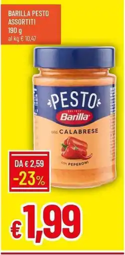 Galassia Barilla pesto offerta