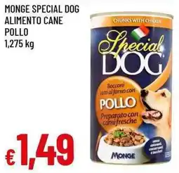 Galassia Monge special dog alimento cane pollo offerta