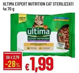 Galassia Ultima expert nutrition cat sterilizzati offerta