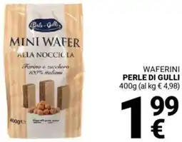 Supermercati Gulliver Waferini PERLE DI GULLI offerta