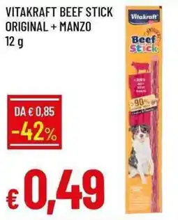 Galassia Vitakraft beef stick original+manzo offerta